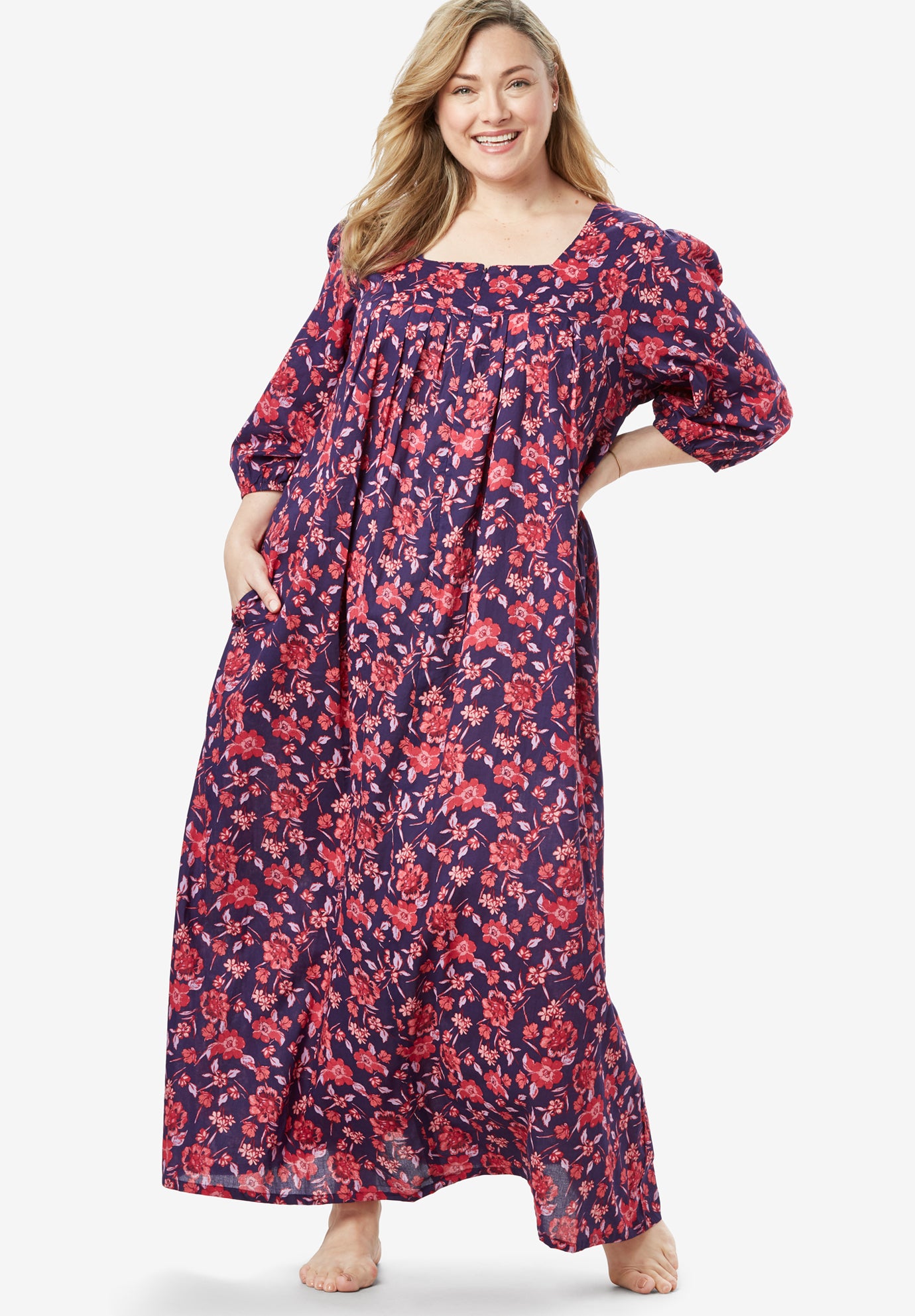 Print Lounger by Only Necessities® Plus Size Loungers Woman Within