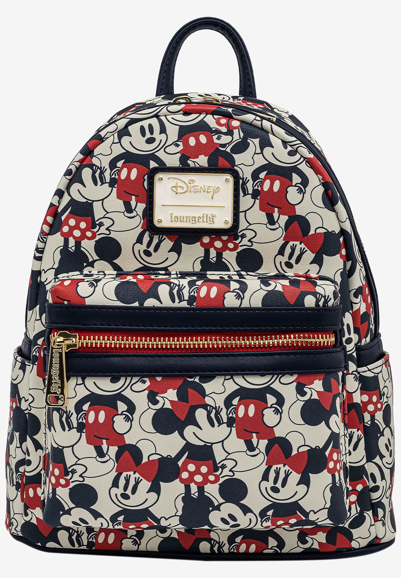Loungefly Disney Mickey & Minnie Mini Backpack, Multi Woman Within