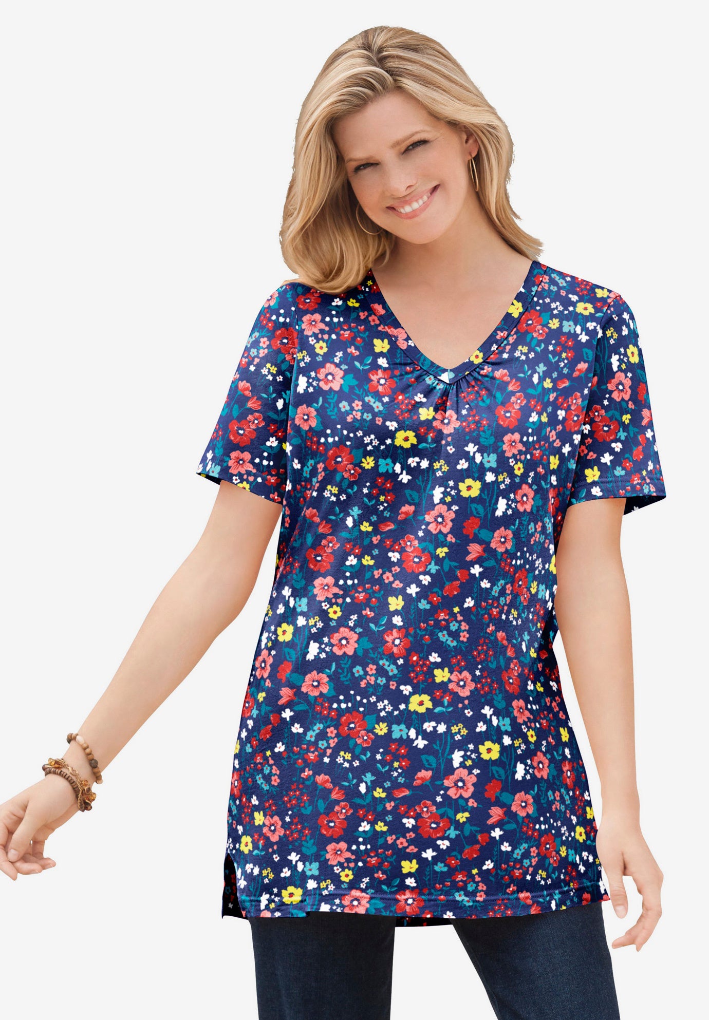 short sleeve tunic tops uk
