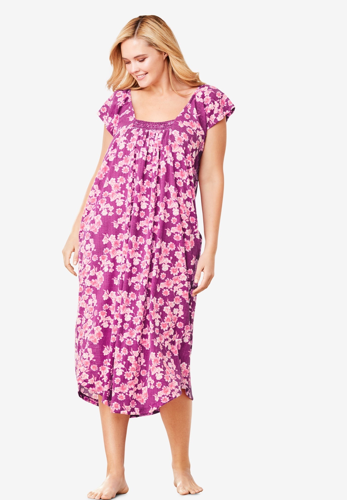 Whisperweight Gauze Nightgown Woman Within