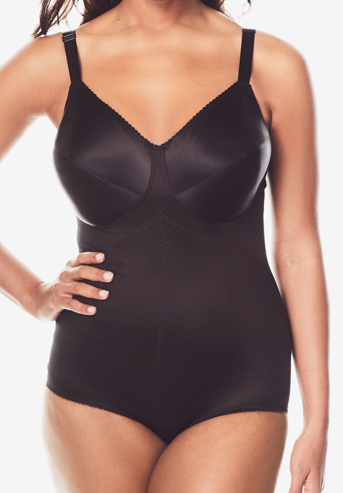 Rago Moderate Control Body Briefer Plus Size Bodysuits Woman