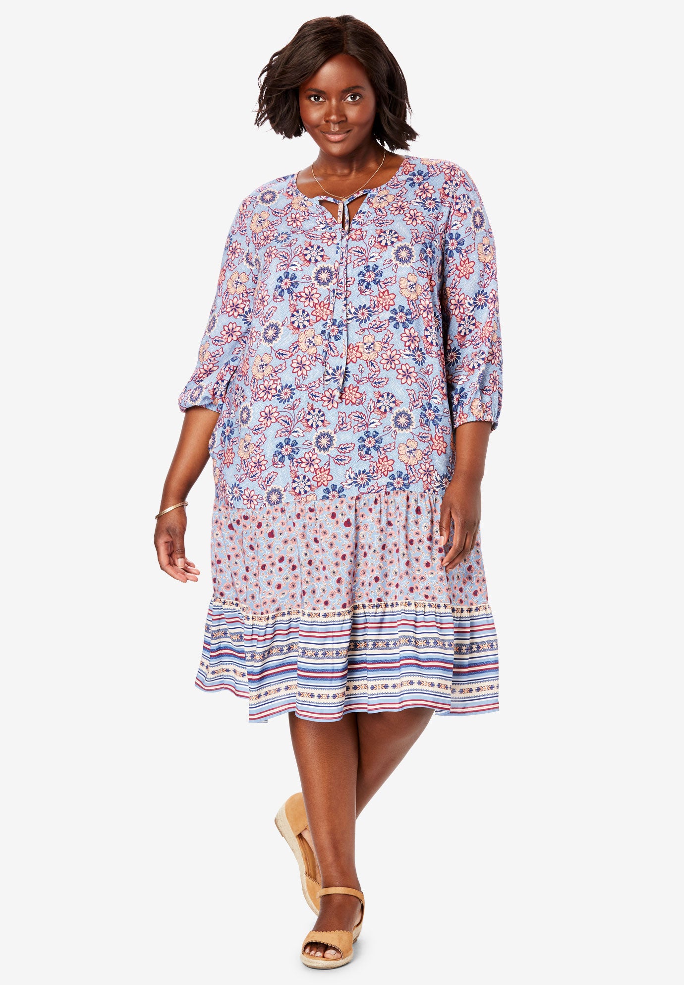 a line tiered dress