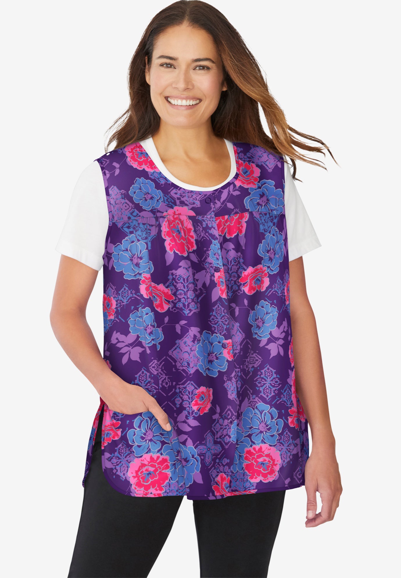 SnapFront Apron by Only Necessities Woman Within