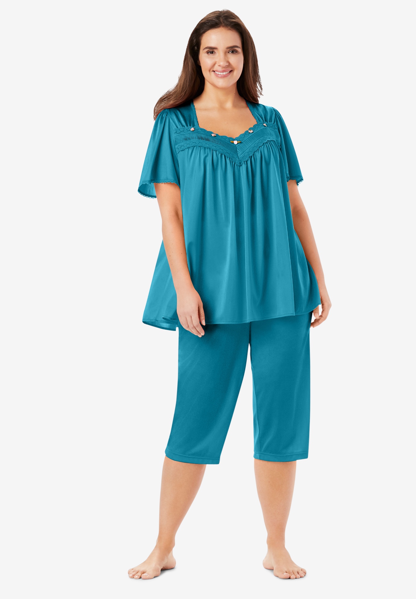 Tricot Pajamas by Dreams & Co.® | Plus SizePajama Sets | Woman Within