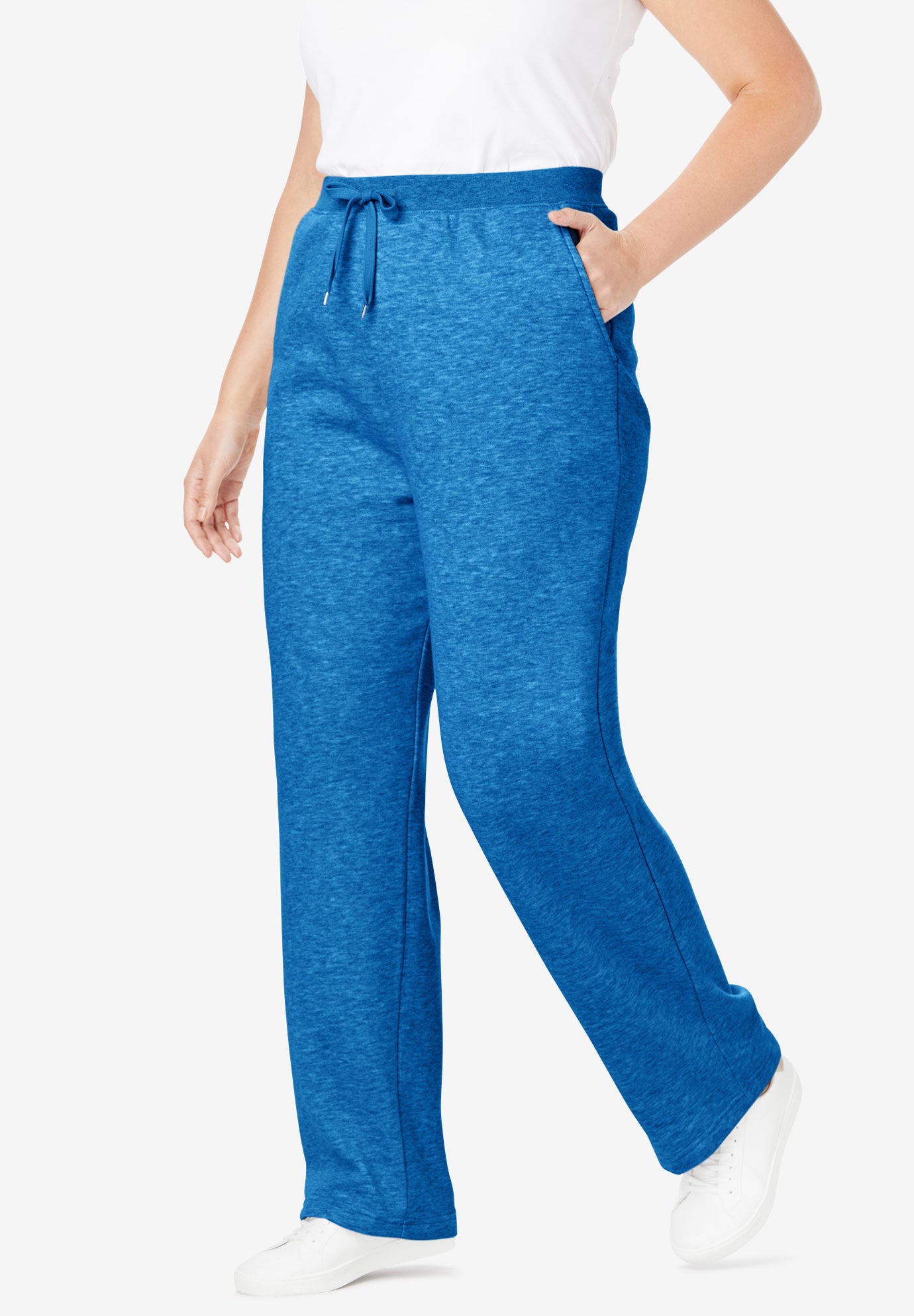 Just My Size Womens Plus Size Jogger with Lace-up Legs