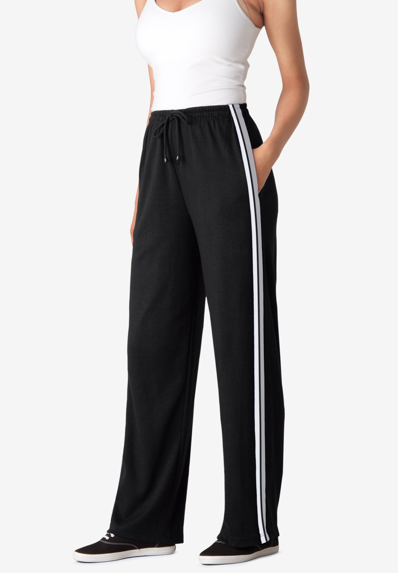 woman within white pants