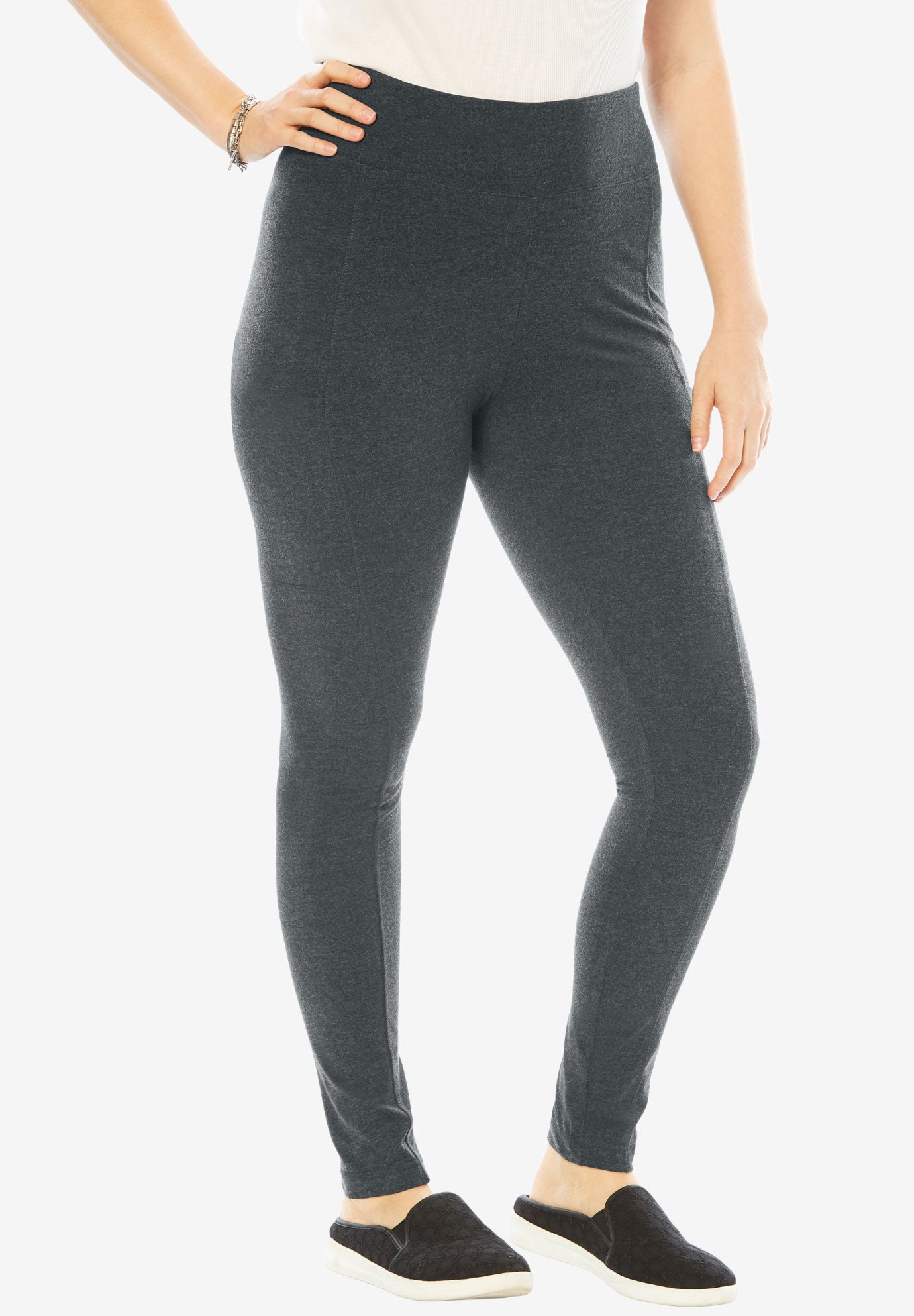 cotton leggings with side pockets