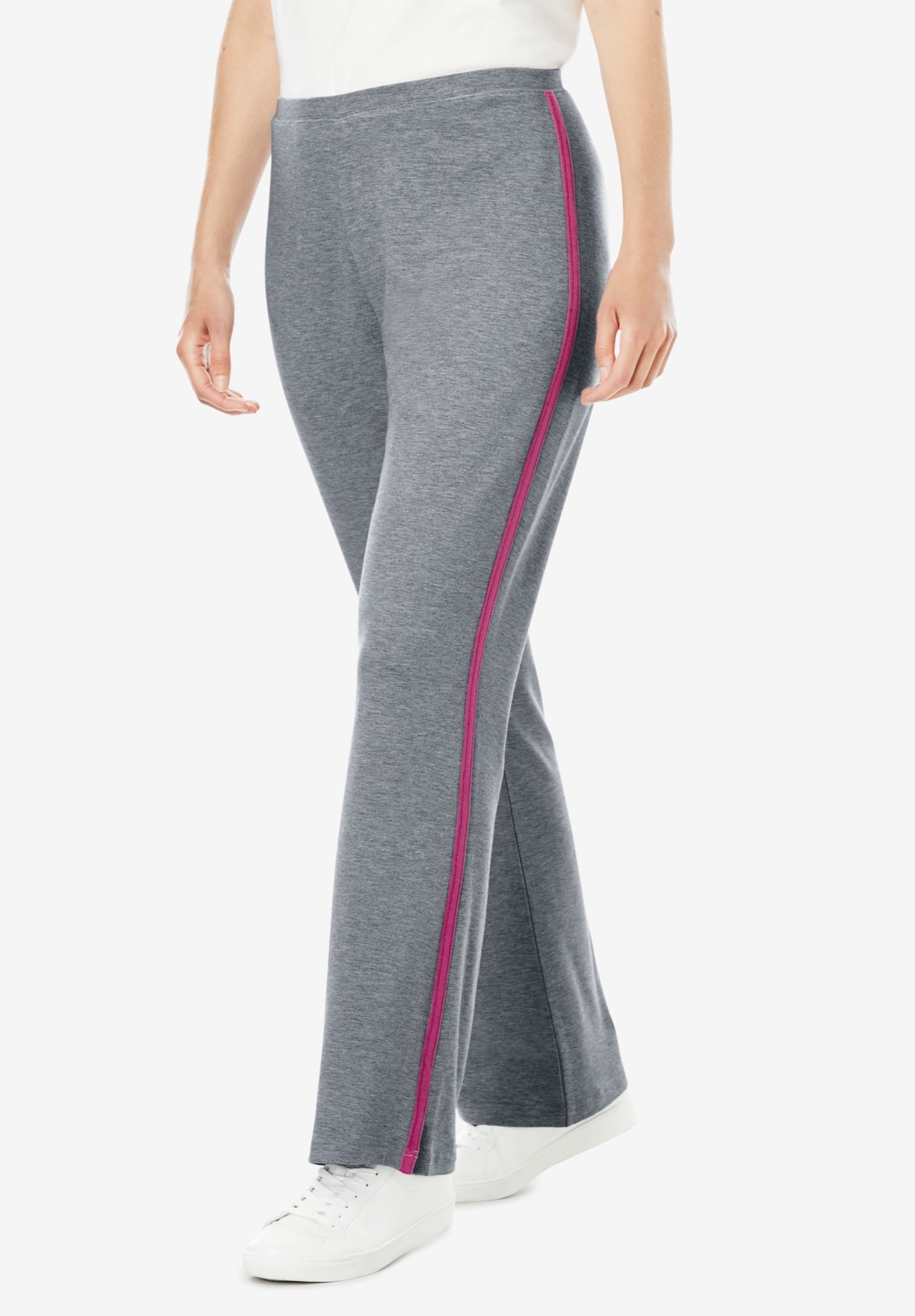 woman within bootcut yoga pants