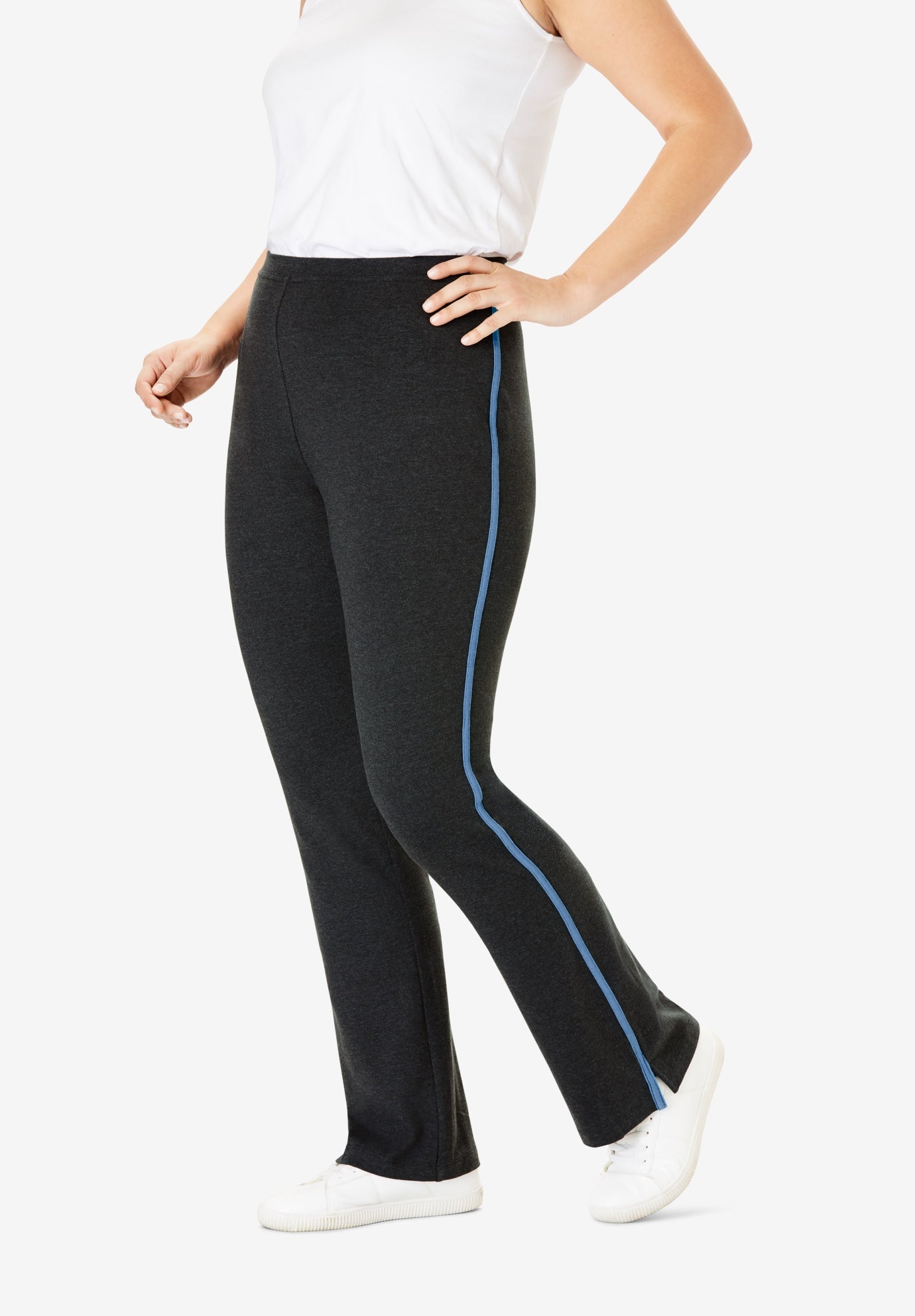 woman within bootcut yoga pants