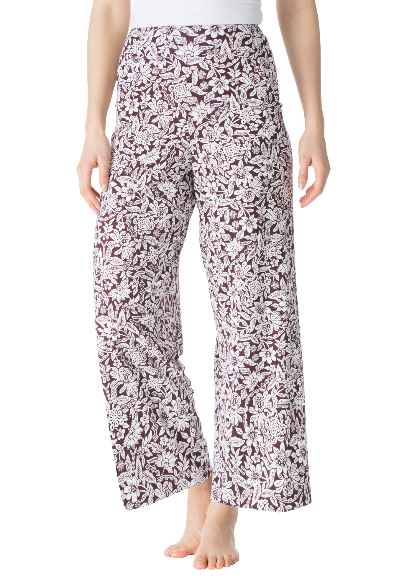 Wide Leg Pajama Pant by Dreams & Co.® | Woman Within