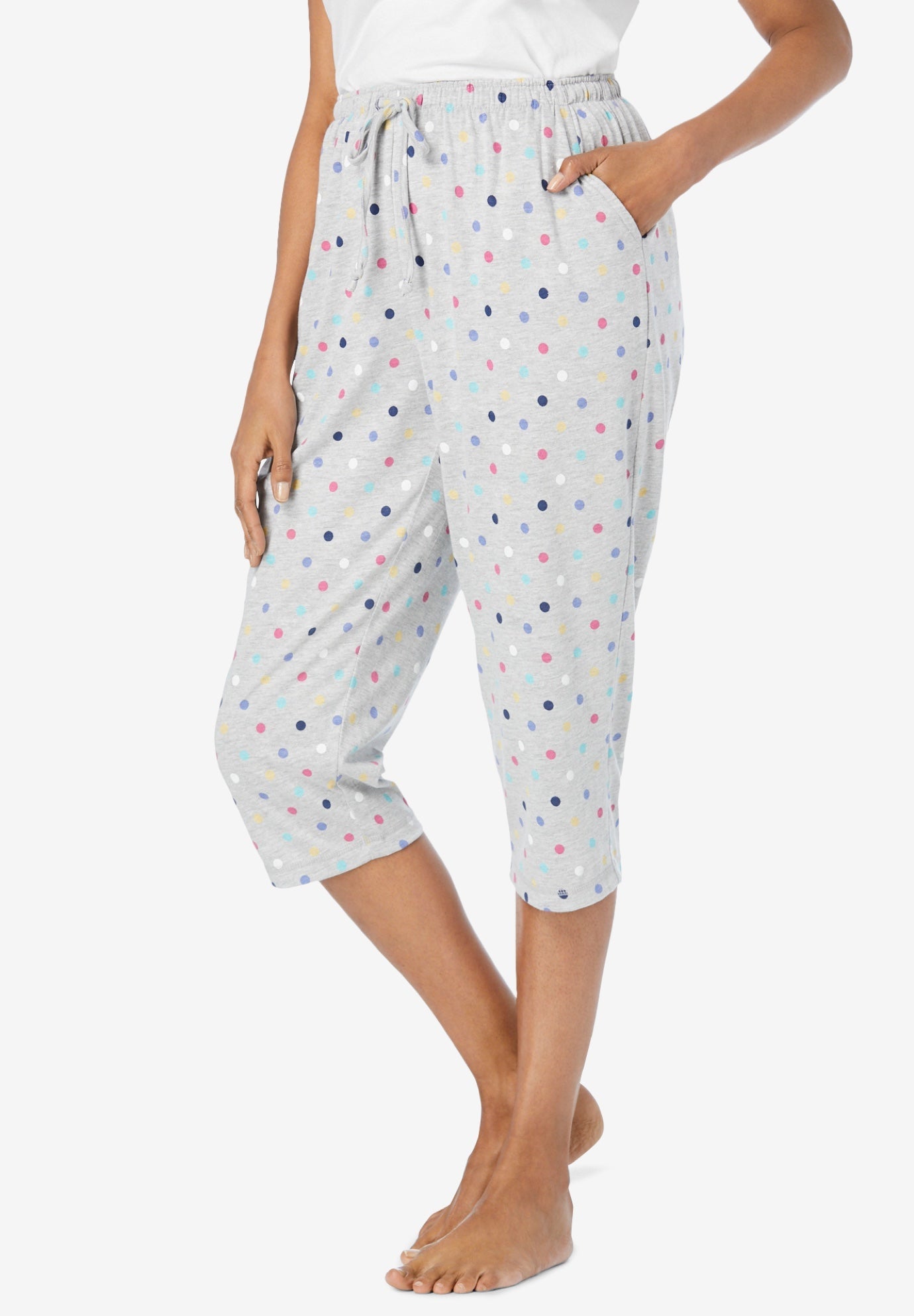 Cotton Capri Pajama Pants on Sale, UP 