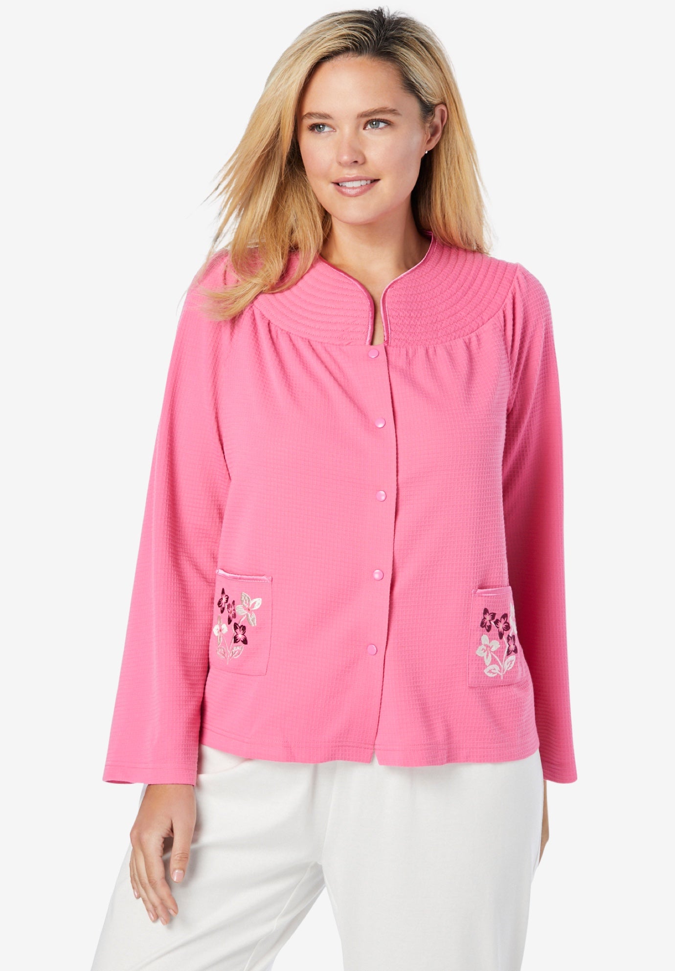 Woman within bed new arrivals jacket