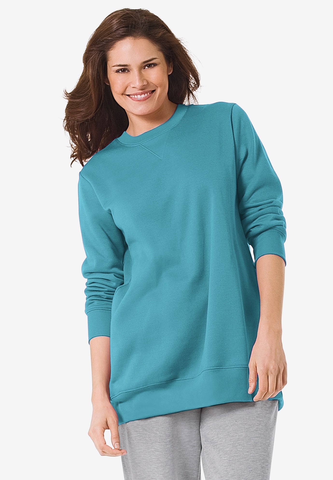 Woman within fleece sweatshirt Clearance