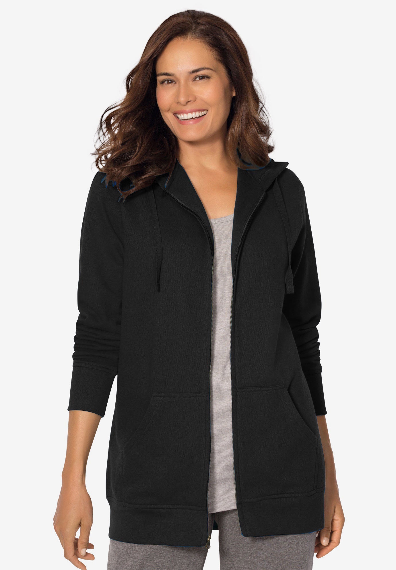 Download Better Fleece Zip-Front Hoodie | Plus SizeSweatshirts ...