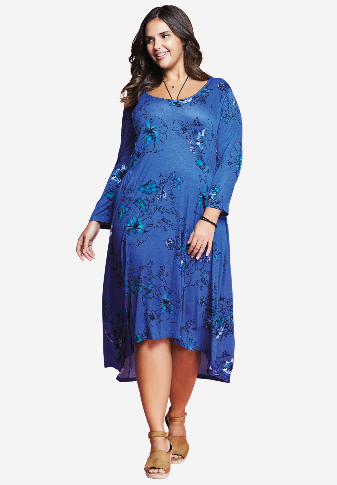 High-Low Dress by Chelsea Studio®| Plus Size All Clearance | Woman Within