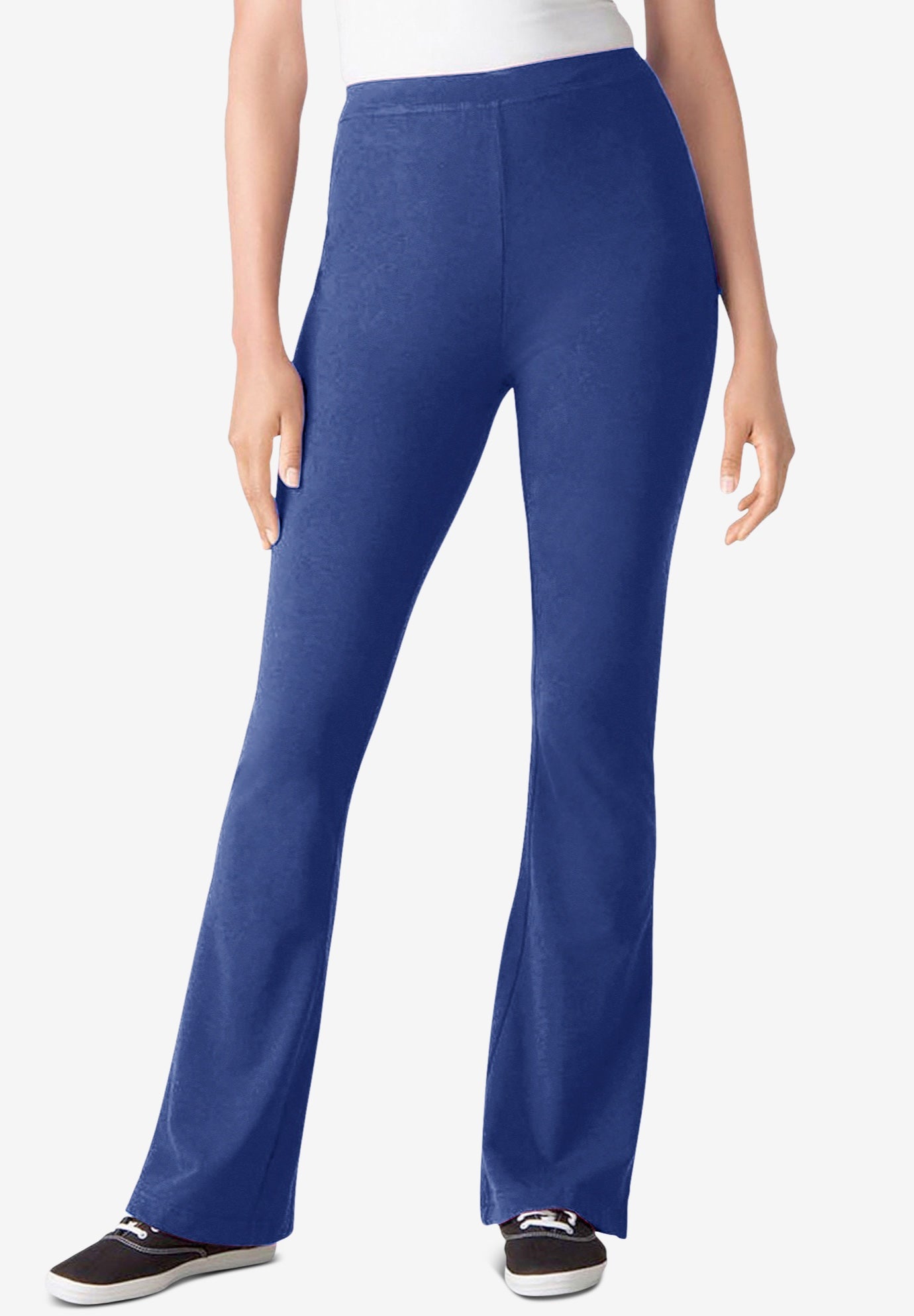 woman within bootcut yoga pants