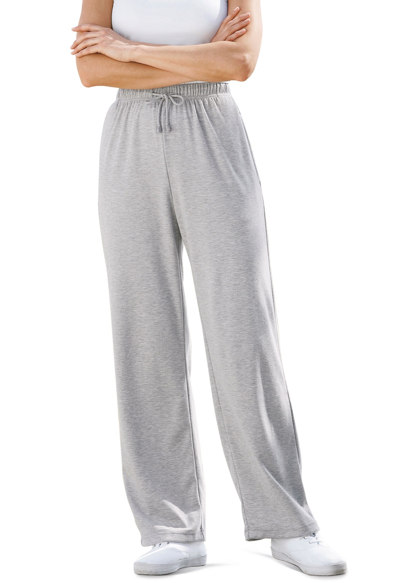 Sport Knit Straight Leg Pant Woman Within