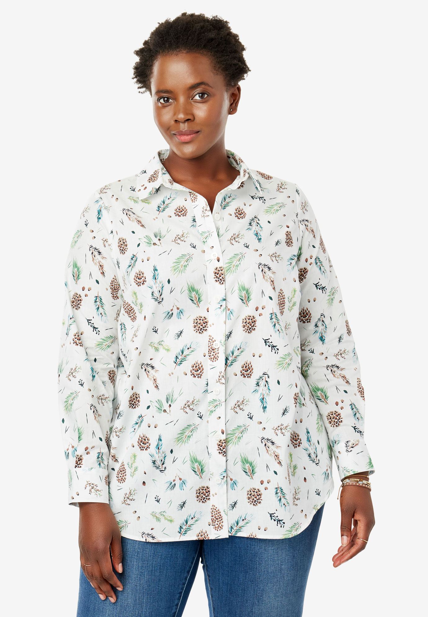 Perfect Button Down Shirt | Plus Size Shirts & Blouses | Woman Within