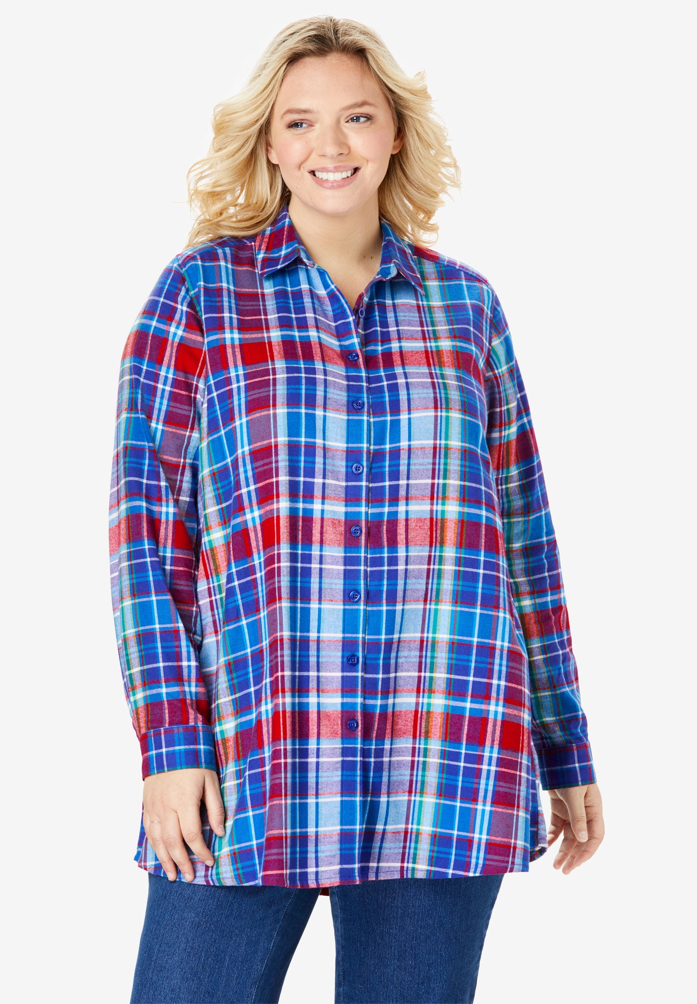 Flannel Tunic Woman Within