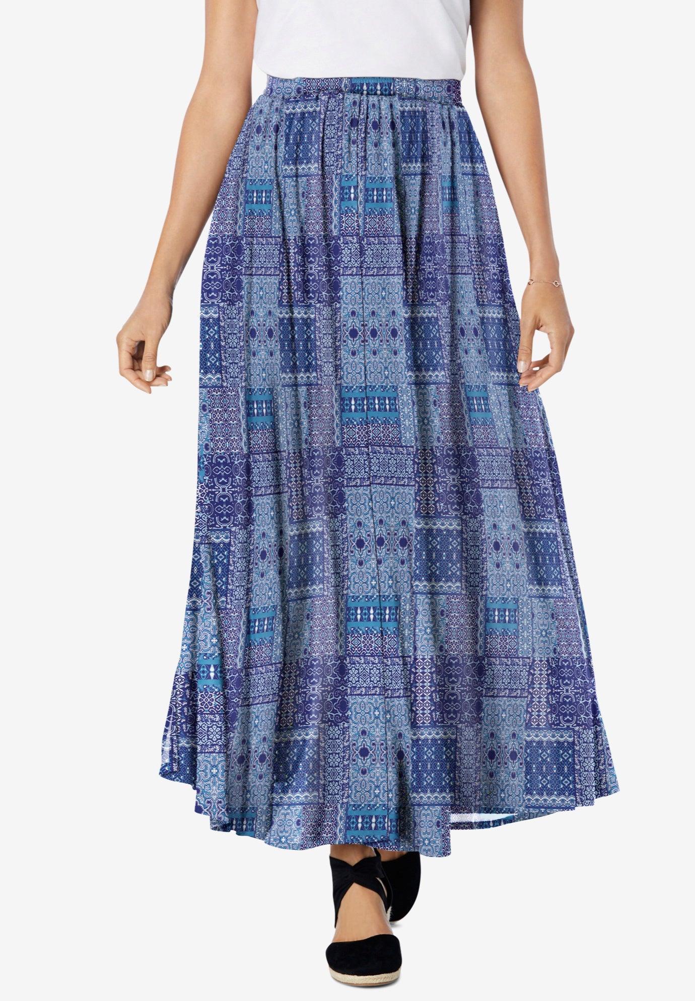 Pull on skirt elastic waist Clearance