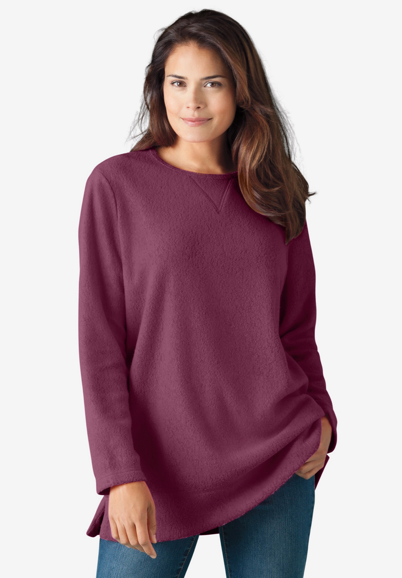 Sherpa Sweatshirt | Woman Within