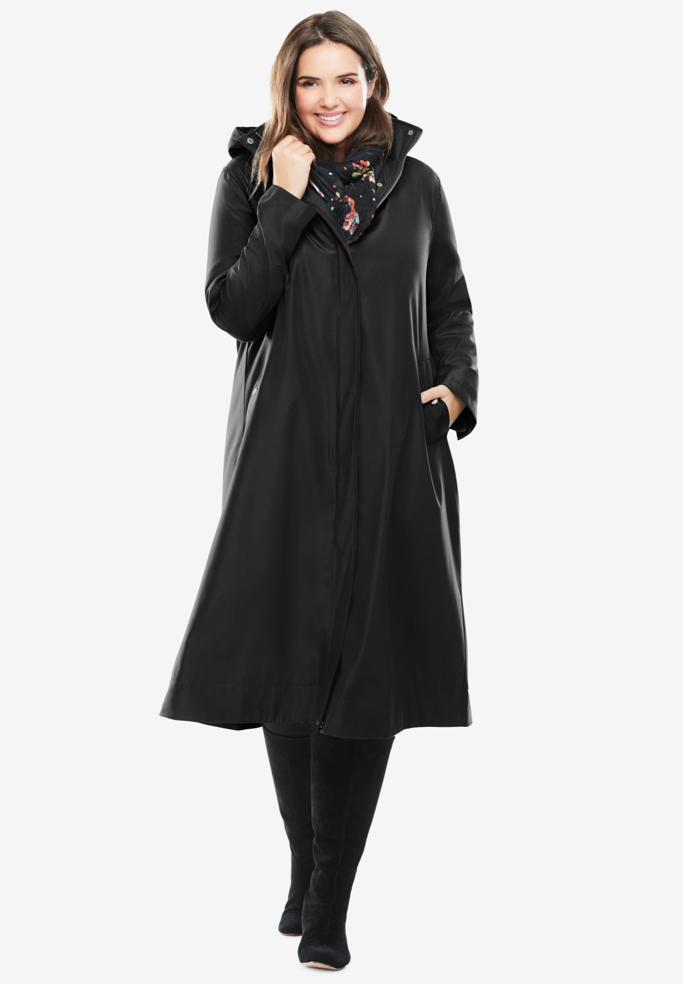 Calf Length Raincoat 2024 www.alhudapk