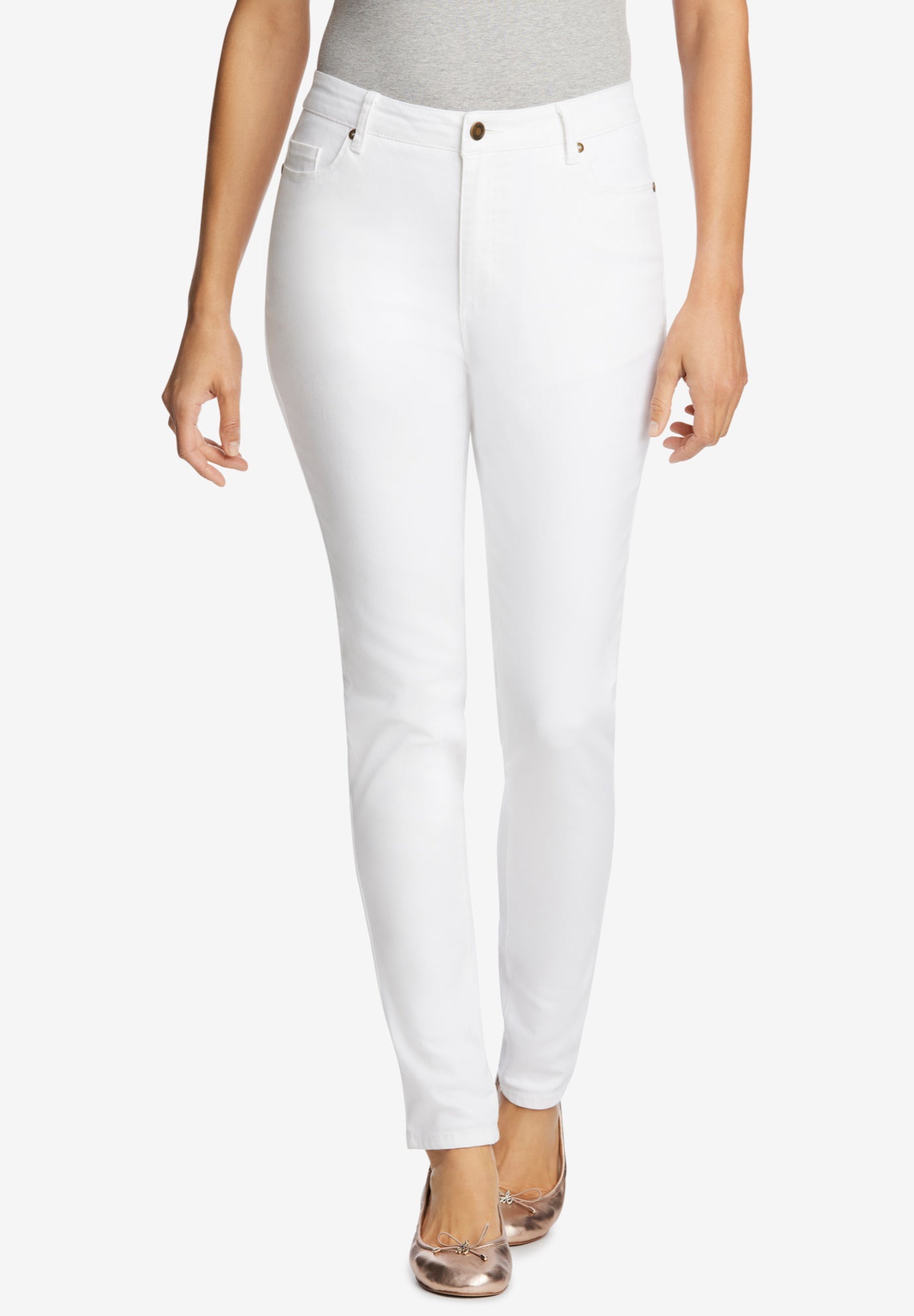 woman within skinny jeans