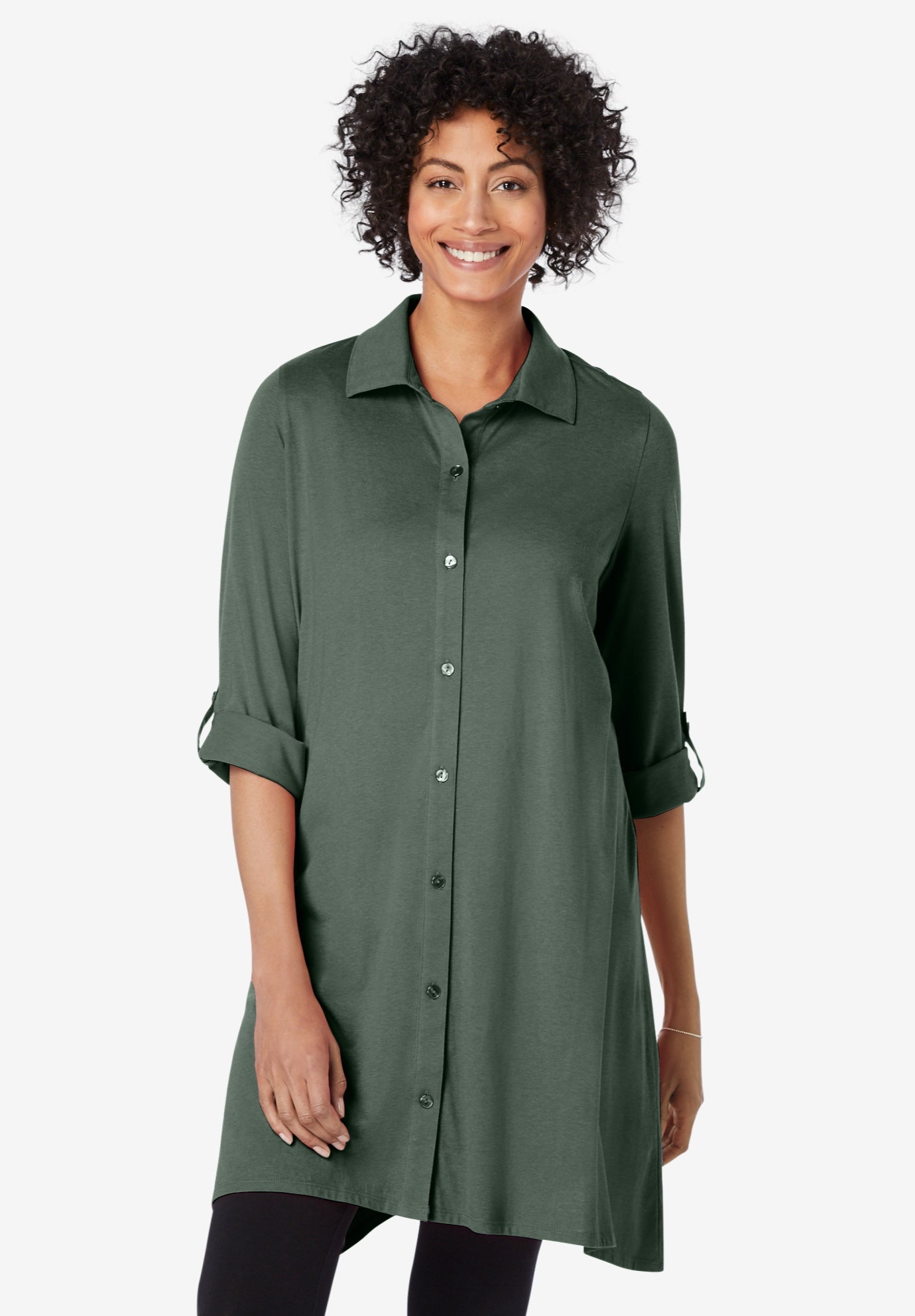 collared maxi top