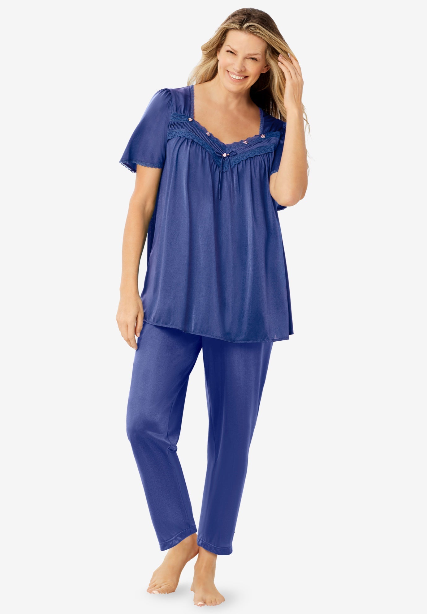 Silky 2Piece PJ Set Woman Within