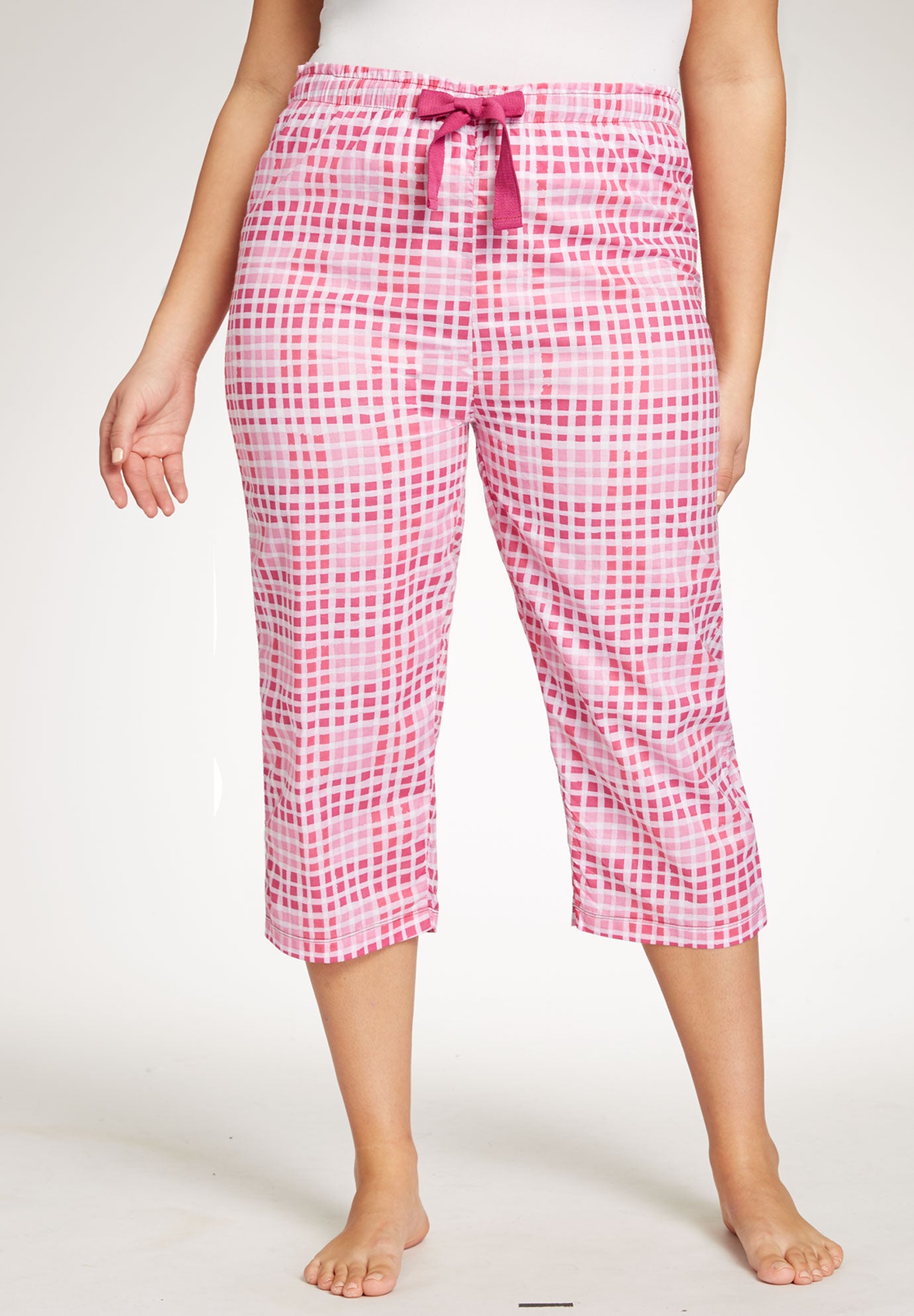 capri pajama pants plus size