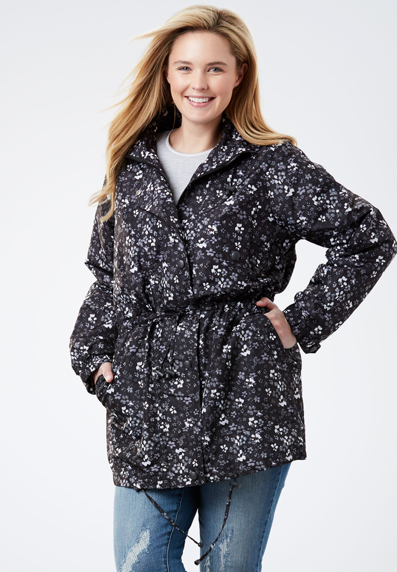 Weather-Resistant Taslon® Anorak | Plus Size Outerwear | Woman Within