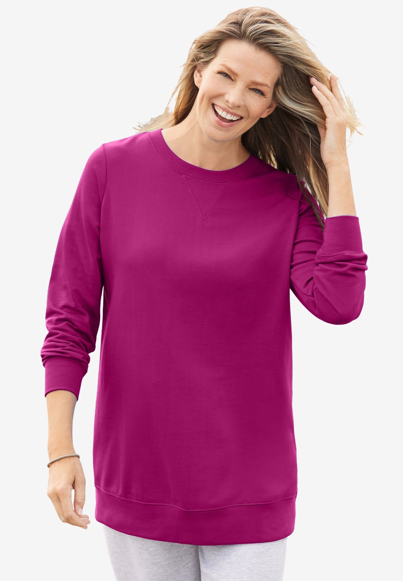 Fleece Sweatshirt | Woman Within
