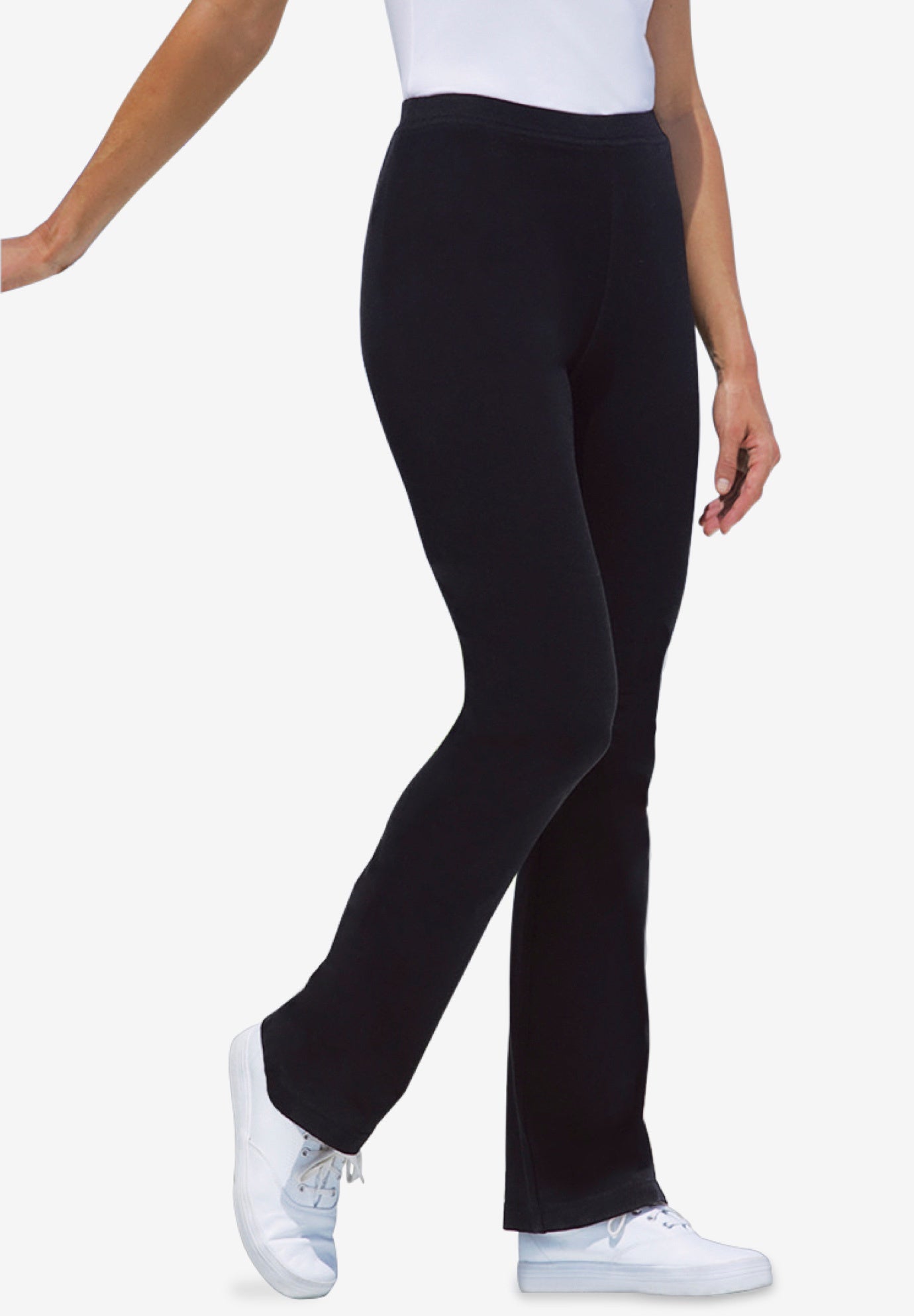 Stretch Cotton Bootcut Yoga Pant 