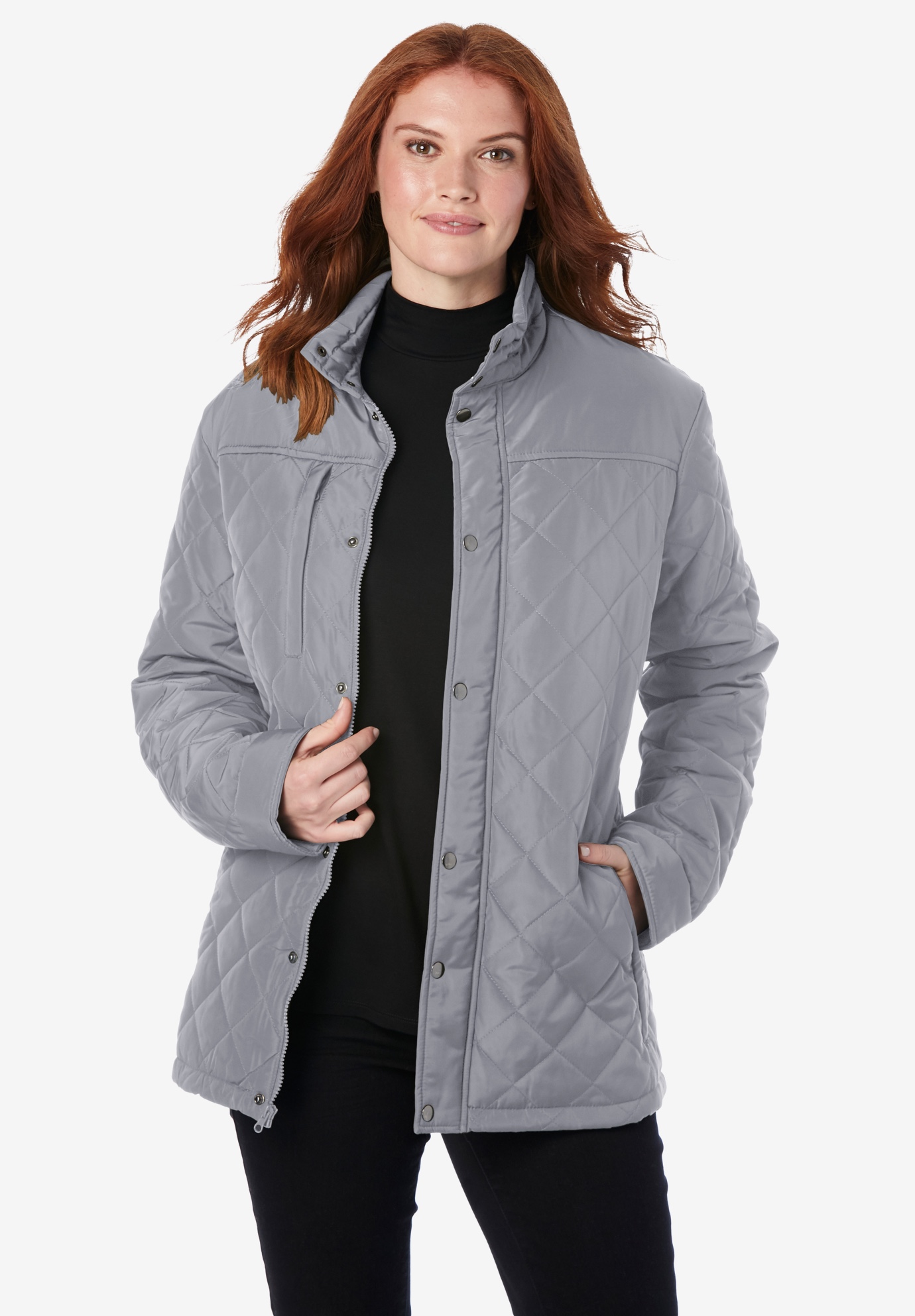 Plus Project Light Quilted Jacket | Woman Within