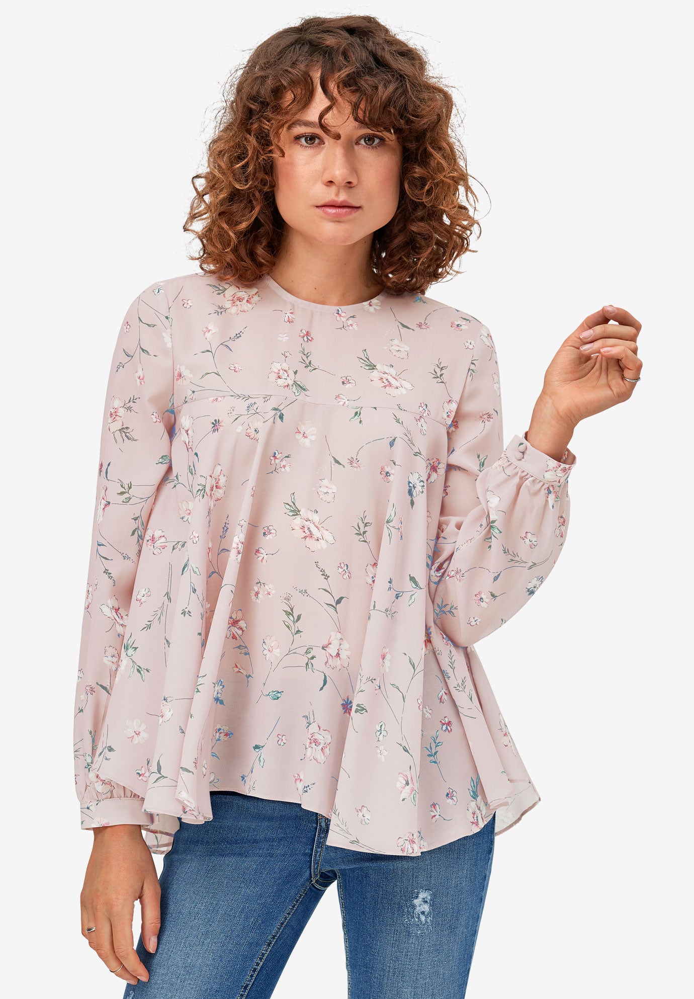 baby doll blouses plus size