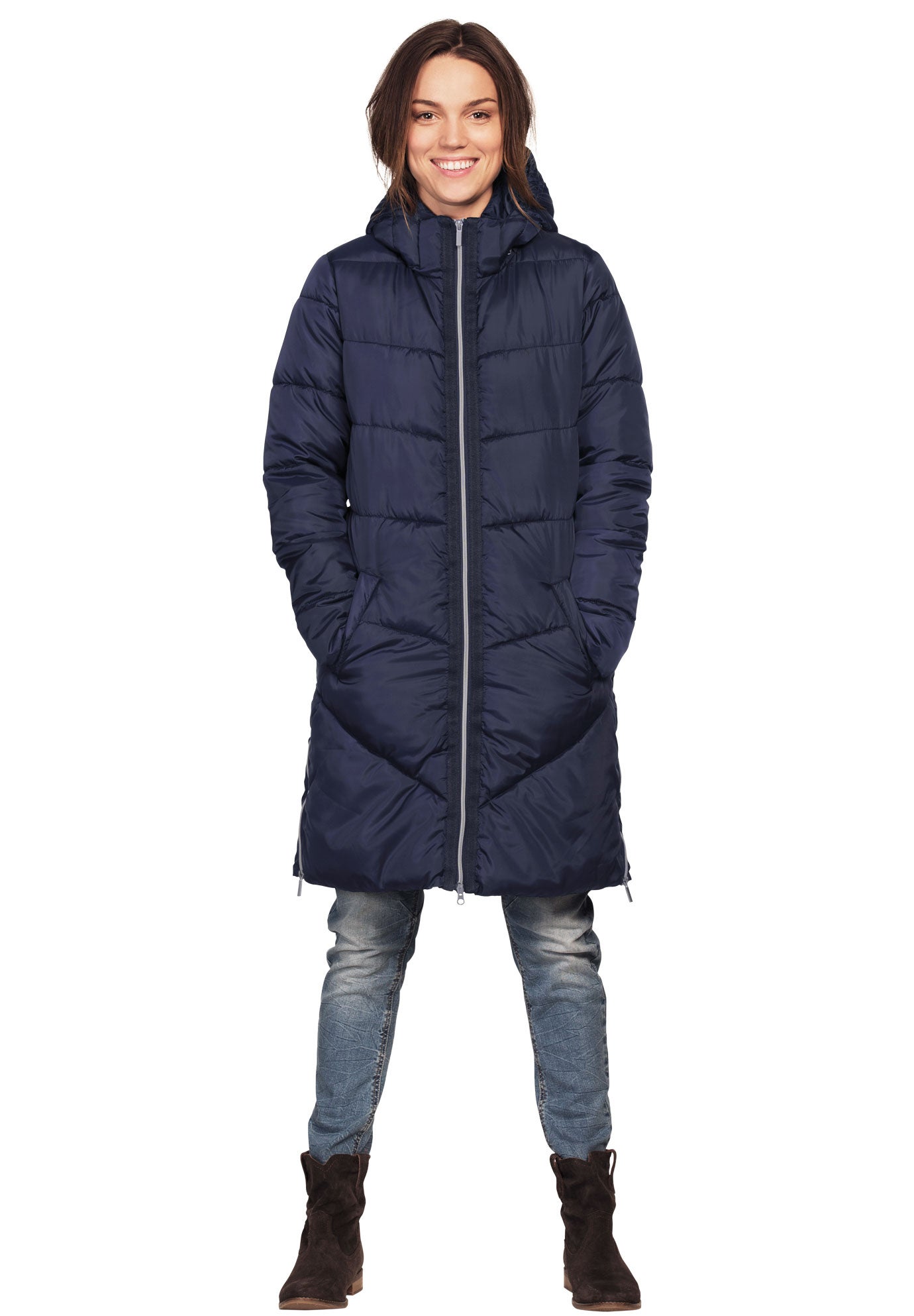 very long puffer coat