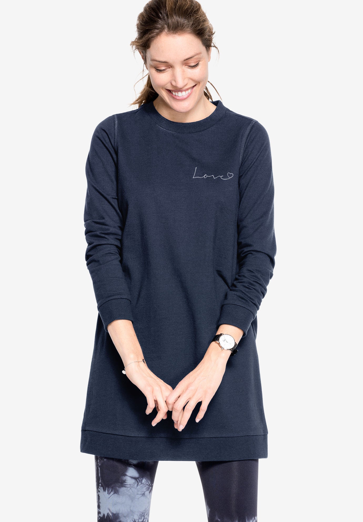 Navy tunic sweatshirt Clearance