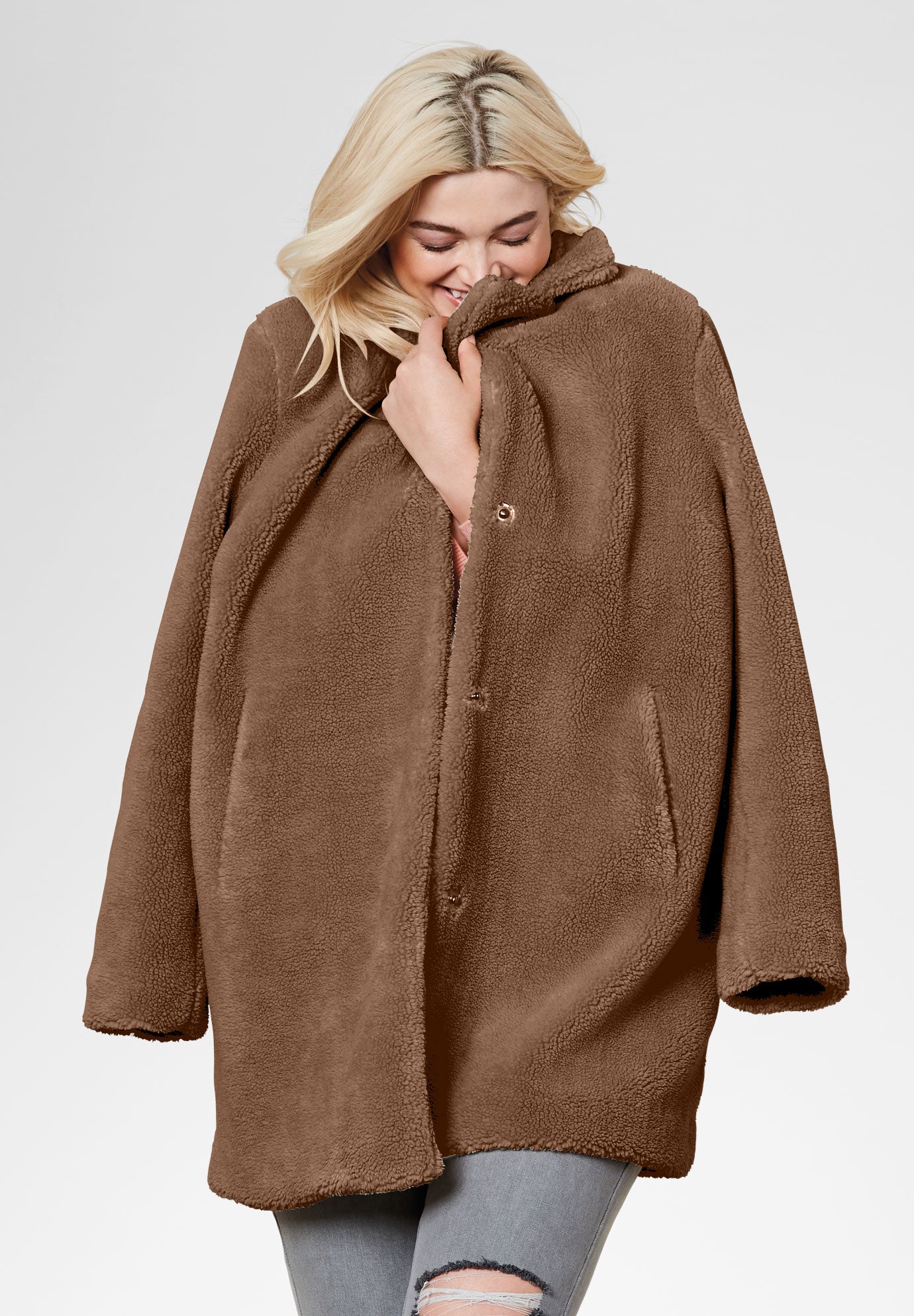 Teddy fur coat Clearance