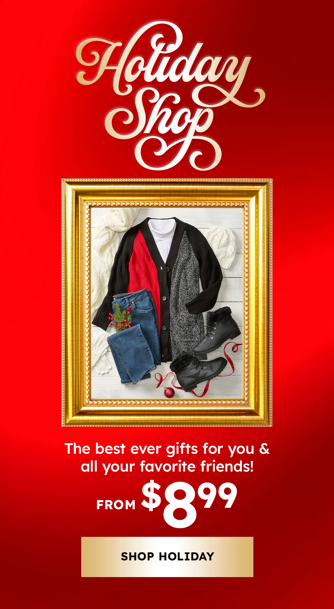 holiday best— save now