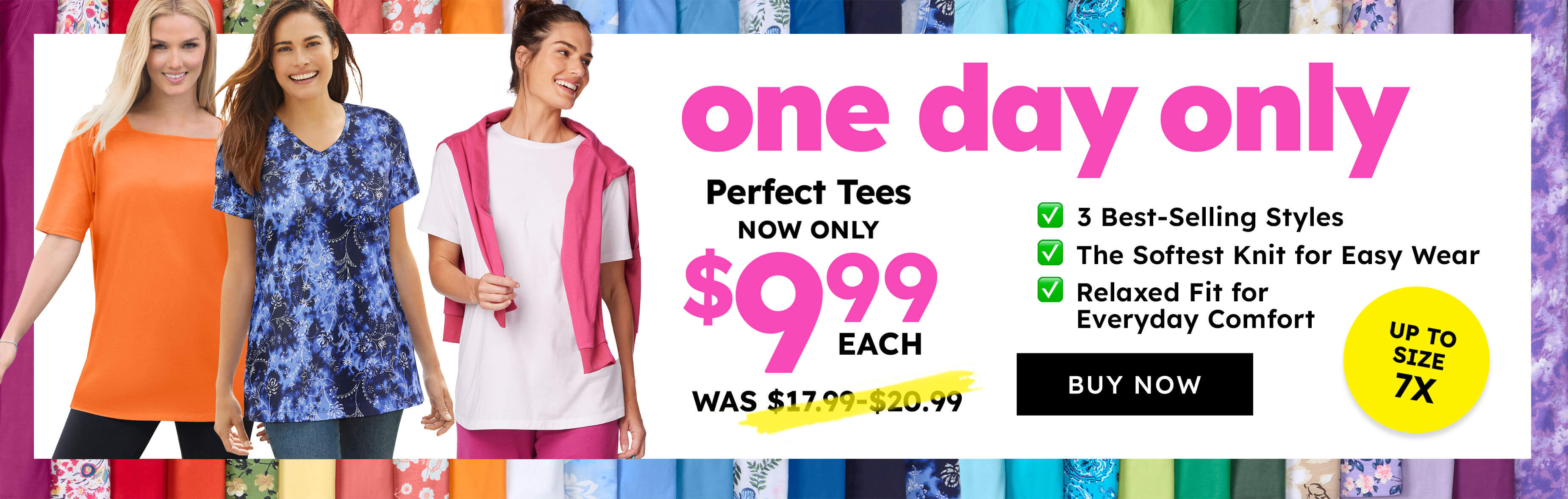 one day only perfect tees