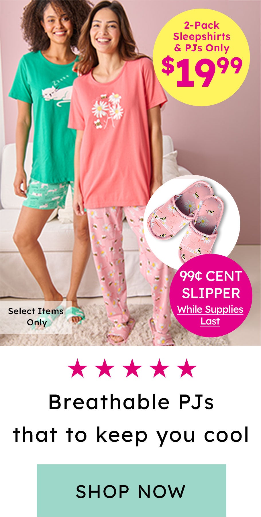 Shop Intimates and Sleep - Summer Savings
