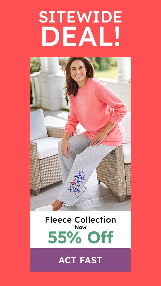 Siteside deal fleece collection now 55% off $7.99 Act fast