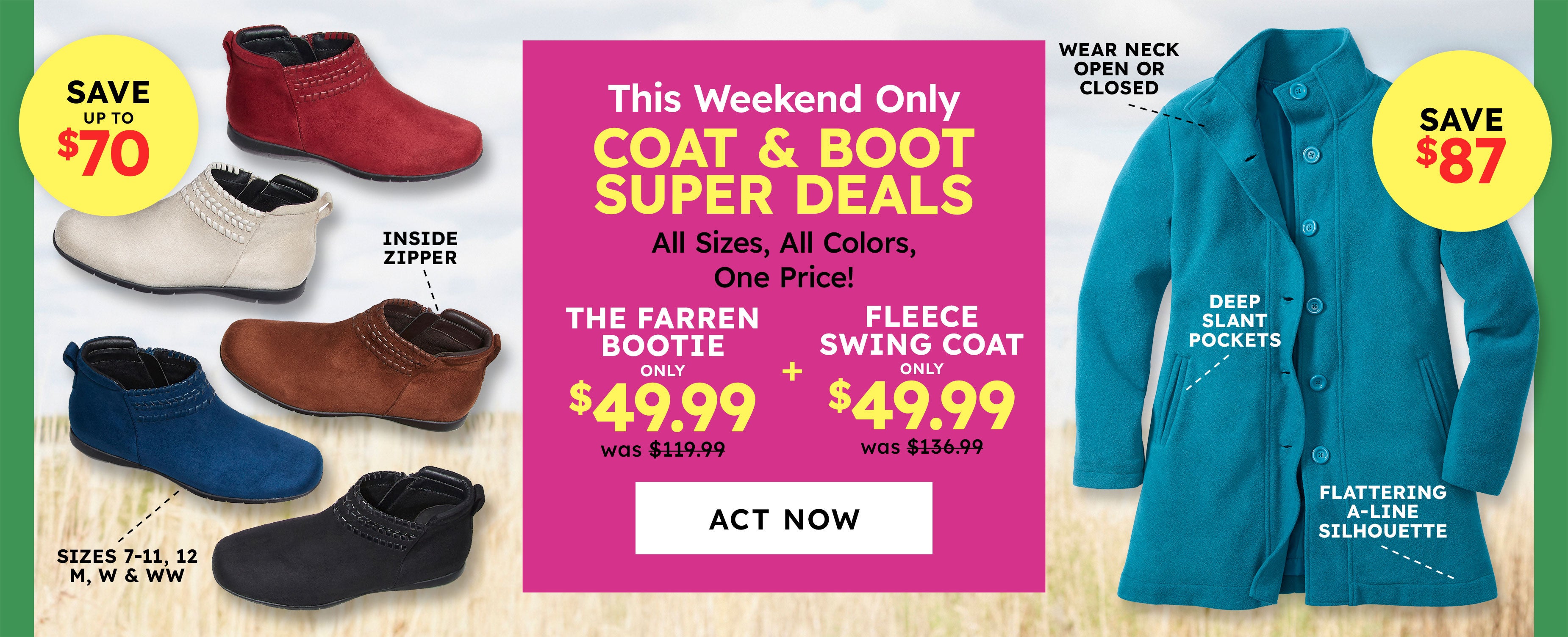 coats and boots super deal - Shop Now