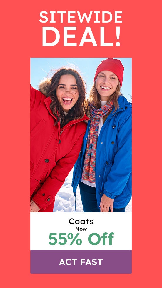 Siteside deal coats now 55% off Act fast