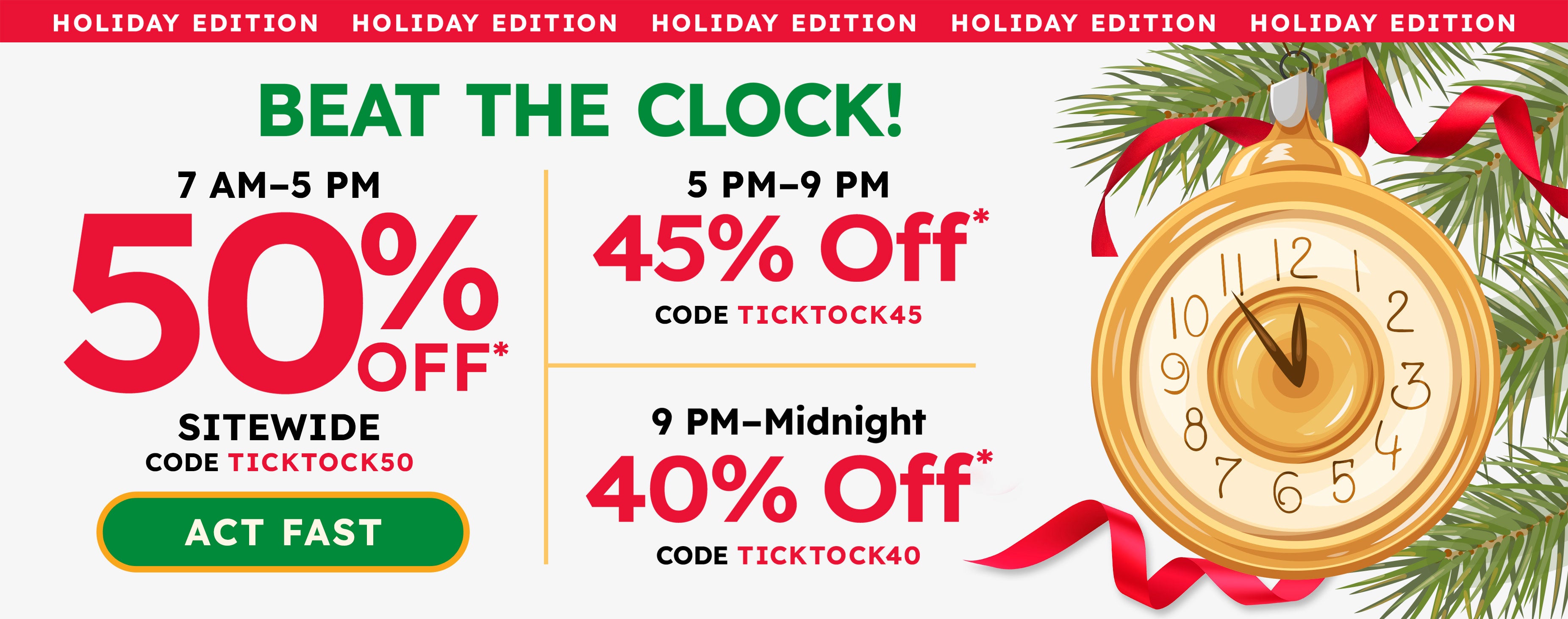 BEAT THE CLOCK ACT FAST