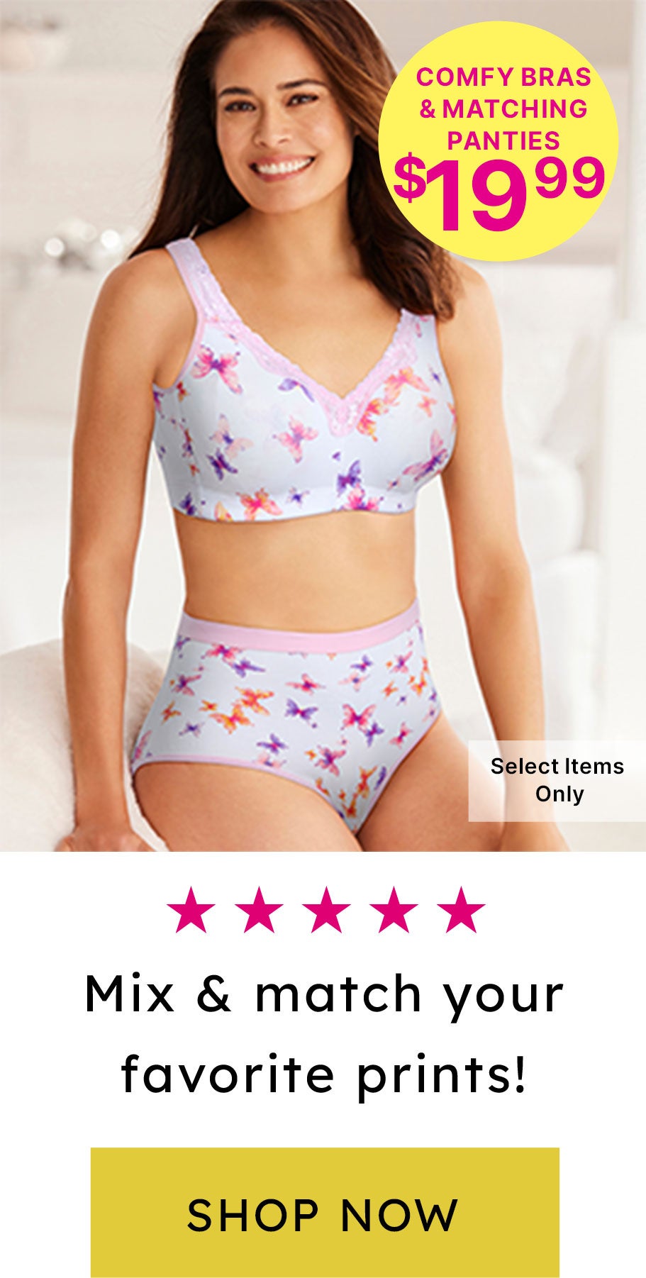 Shop Lingerie - Summer Savings