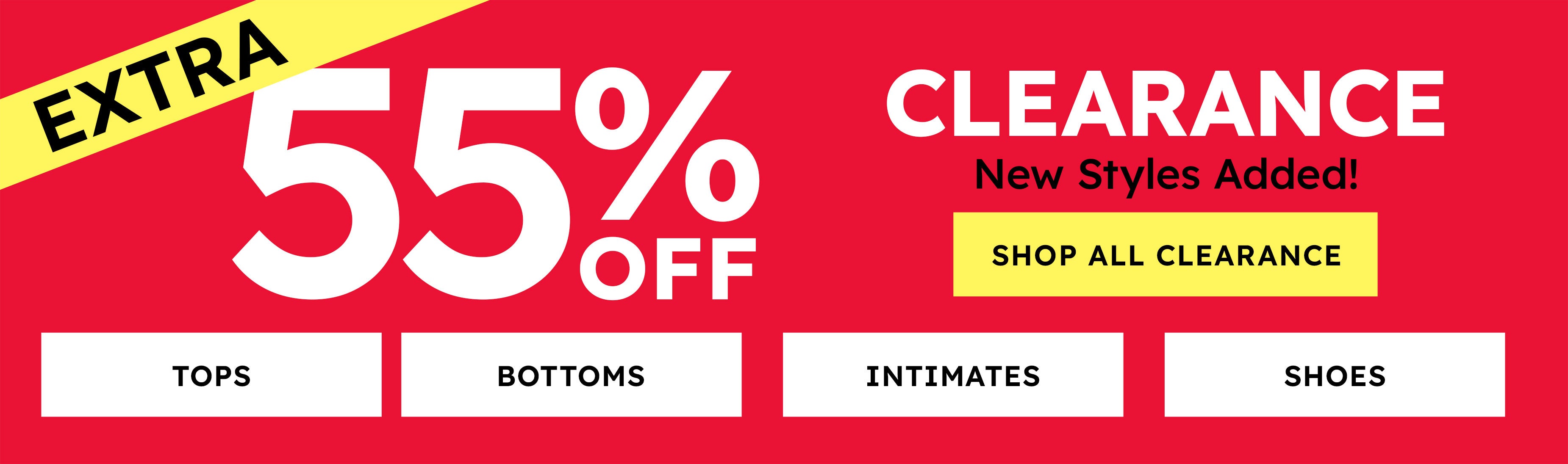 Clearance - Up to 75% Off - Shop Now
