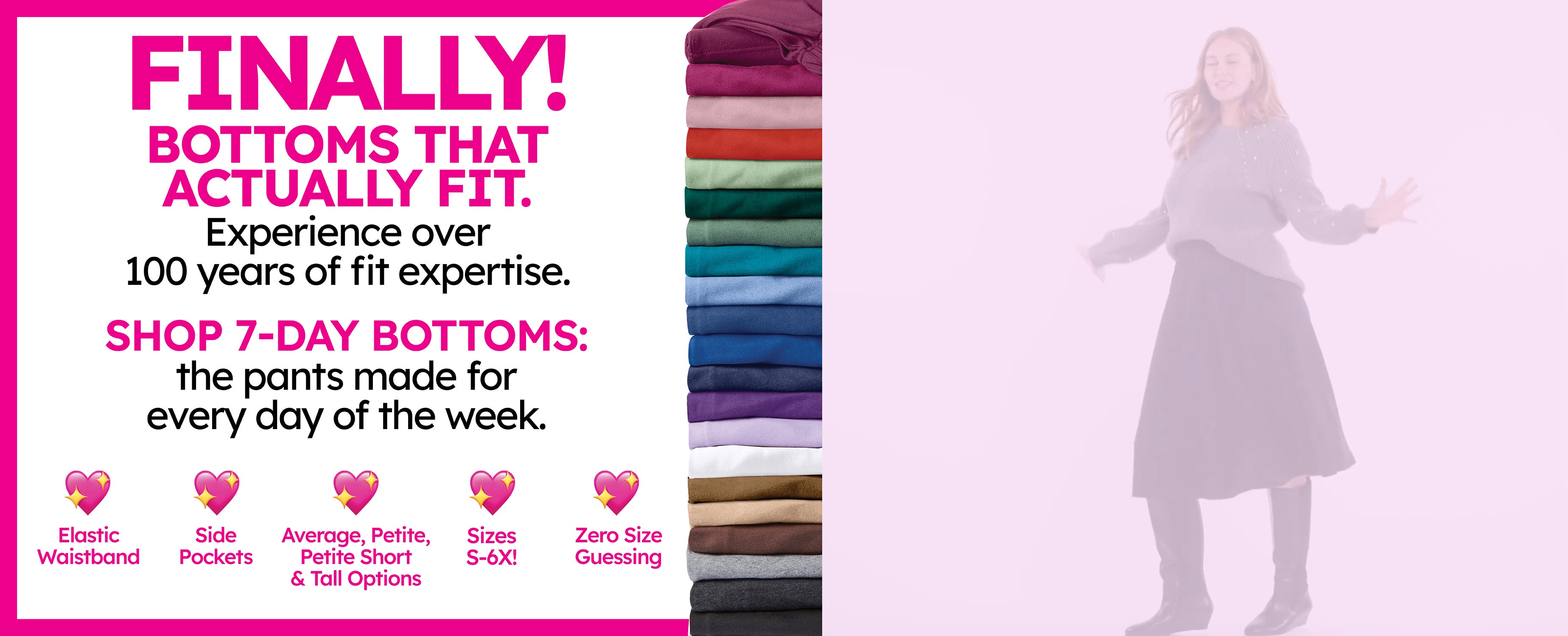 7 Day Pant Landing Page