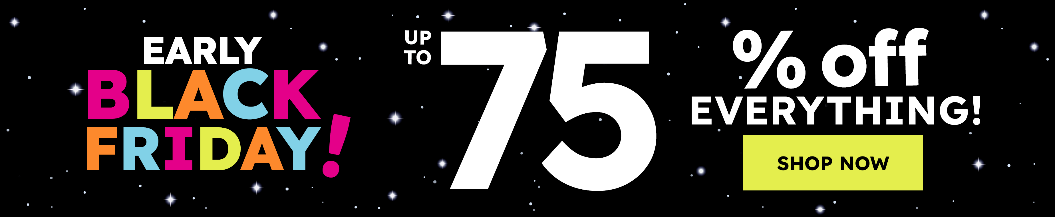 early black friday shop now