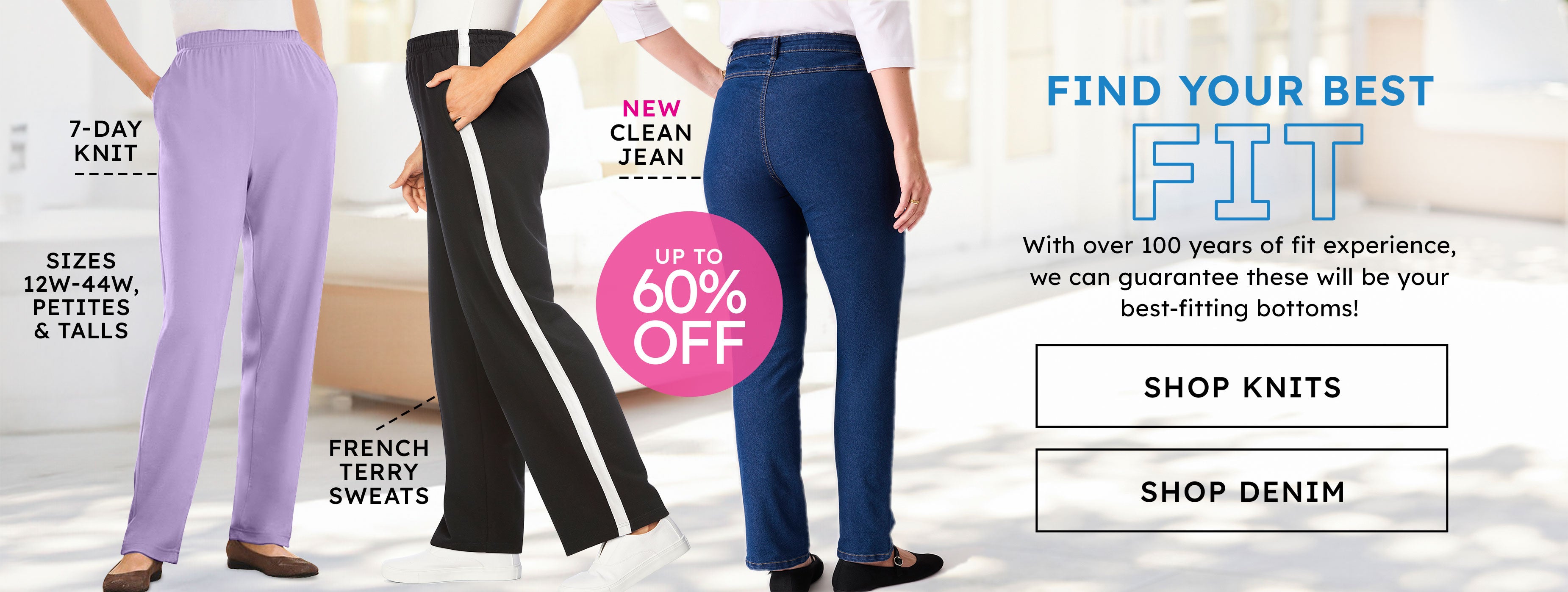 Shop Knit Bottoms and Jeans